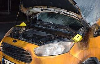 Tartıştığı kişinin aracına benzin döküp ateşe...