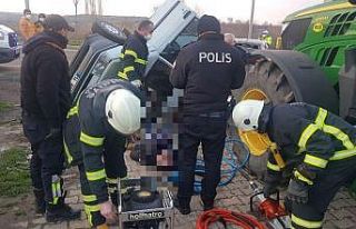 Tekirdağ’da feci kaza: 1 ölü, 1 yaralı