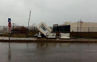 Tekirdağ’da sağanak yağış ve şiddetli fırtına...