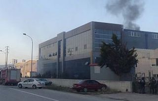 Tekstil fabrikasında yangın