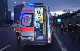 TEM Otoyolu’nda ticari araç, polis çevik kuvvet...