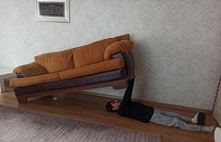 Temizlikte annesine yardım ederek Dünya Şampiyonası’na...