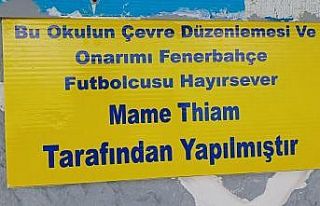 Thiam’ın yenilettiği okulda yüzler gülüyor