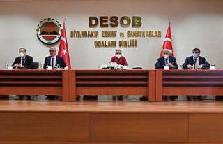 Ticaret Bakanı Pekcan, Diyarbakır’da esnaf odalarıyla...