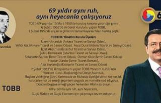 TOBB 69 yaşında