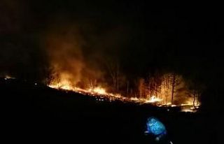 Tokat’ta örtü yangını