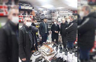 Toy’dan esnaf ziyareti