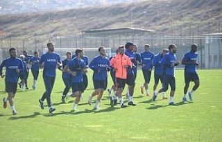 Trabzonspor, Gaziantep FK maçı hazırlıklarına...