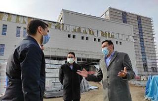 Tüfenkci Battalgazi Devlet Hastanesinde incelemelerde...