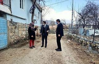 Tut Kaymakamı Tugay köylerin sorunlarını yerinde...