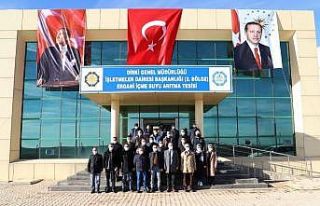 Tutşi, Ergani İçme Suyu Arıtma Tesisinde incelemede...