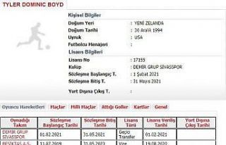Tyler Boyd’un lisansı çıktı
