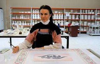 Ukrayna’dan gelin geldi, çini sanatı öğrendi