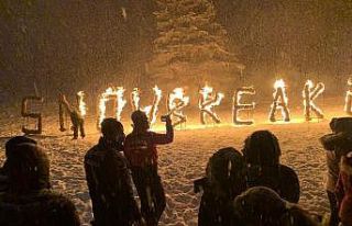 Üniversite öğrencilerinin Uludağ eğlencesine...