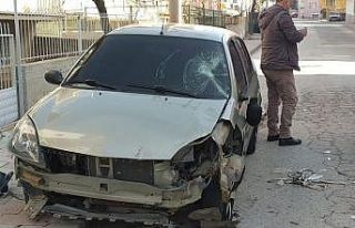 Uşak’ta trafik kazası; 1 yaralı