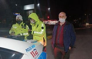 Uygulamada yakalanan alkollü sürücünün ehliyetine...