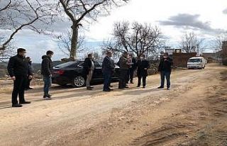 Vali Aktaş, Ahmetçe köyünde incelemelerde bulundu