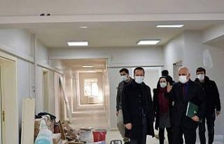 Vali Şentürk, YEDAM inşaatında incelemede bulundu