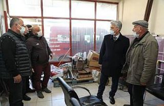 Validen esnaf ziyareti