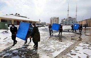 Van Büyükşehir Belediyesinden sokak hayvanlarına...