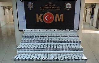 Van’da 11 bin 50 paket kaçak sigara ele geçirildi