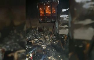 Van’da ev yangını