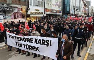 Van’da teröre lanet yürüyüşü