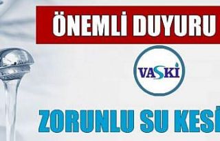 VASKİ’den su kesintisi uyarısı