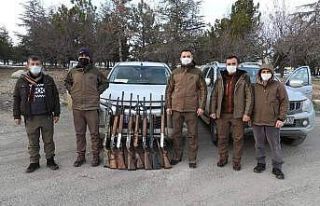 Yasadışı avlanan 17 kişi hakkında işlem yapıldı