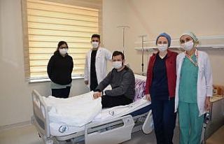 Yeğeninin böbreğiyle hayata tutundu