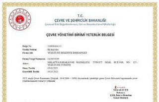 Yeşilyurt Belediyesi, çevre yönetim yeterlilik...