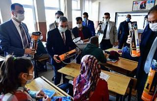 Yeşilyurt’ta köy okullarında yüz yüze eğitim...