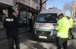 Yolcu otobüslerinde korona denetimi yapıldı