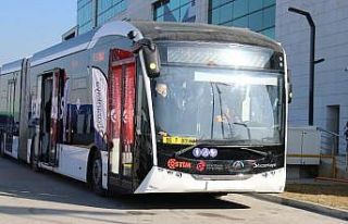 Yüzde 100 elektrikli ve yerli otobüs Ankara turunda