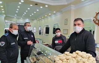 Zabıta tatlıcıları denetledi