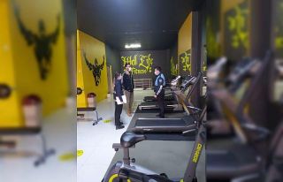 Zabıtadan spor salonu denetimi