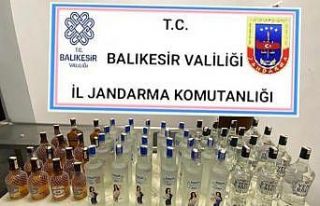 104 litre sahte içki ele geçirildi