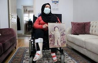 10 aylıkken çektirdiği fotoğraftan güç alıyor,...