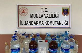 112 litre kaçak alkol ele geçirildi