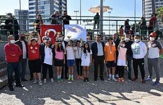 12-14 yaş tenis il birinciliği sona erdi
