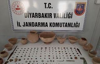 160 adet tarihi eseri 250 bin liraya satmak isterken...