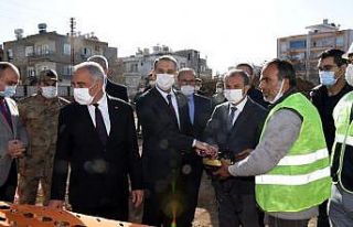 24 Derslikli ilkokulunun temeli dualarla atıldı
