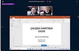 Açık derste “Çalışma yaşamında kadın”...
