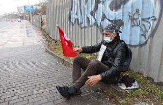 Adalet aramak için Gaziantep’ten Ankara’ya yürüdü