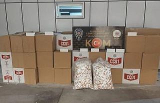 Adana’da 1 milyon 220 bin kaçak makaron ele geçirildi