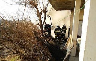 Adıyaman’da ev yangını