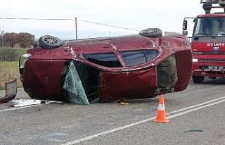 Ağır yaralı olarak hastaneye kaldırılan kadın...