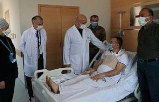 Ağrılarından duramadı gerçeği hastanede öğrendi