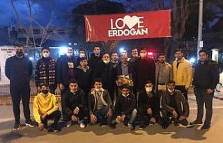 AK gençlerden Başkan Kaplan’a doğum günü sürprizi