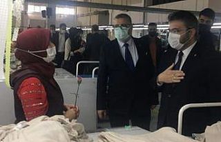 AK Parti Aydın tekstilci kadınları unutmadı